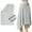Matte Gray, variant on Adult Double-Sided Fleece Swim Wrap Towel with Snap Fasteners - Portable Beach and Bath Cover-up for Travel, Pool, and Yoga
