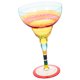 thumbnail image 5 of FELTECHELECTR Copa de margarita pintada a mano, copa de vino, copa de cóctel, copa de margarita, 5 of 7