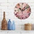 thumbnail image 3 of GZHJMY Wall Clock Butterfly and Blossom 10 Inch Silent Non Ticking Quality Quartz Battery Operated Digital Round Easy to Read for Home Office Kitchen Decorative, 3 of 7