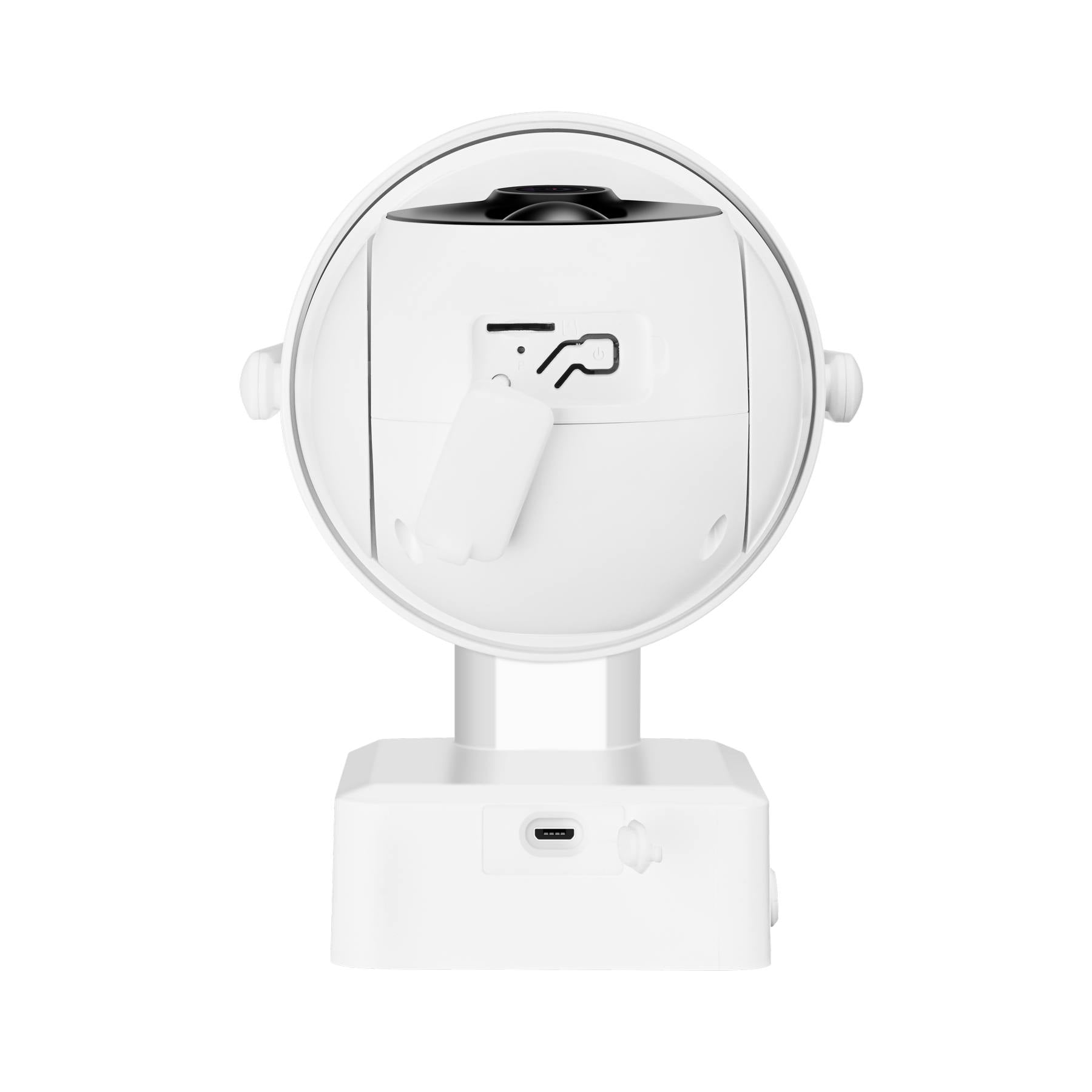 360 Degree Smart WiFi Wireless PTZ Dome Security Camera with Solar Panel, 2 Way Audio, IP65, AI Detection, Cloud Storage, 2.4Ghz WiFi, Works with Alexa & Google Home