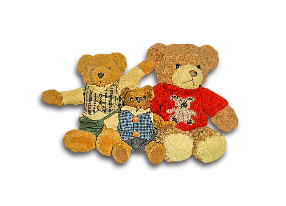 bear bear family plush
