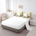 thumbnail image 5 of jejeloiu Farm Horse Bedding Comforter Set 7 Pieces,Country Floral Sunflower Full Bedding Set,Vintage Old Windmill Fitted Sheet Flat Sheet For Adults,Breathable Home Decor, 5 of 8