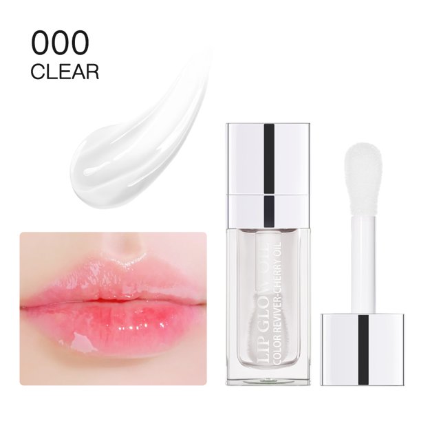 Gelatina de cristal, aceite de labios hidratante, brillo de labios carnoso, maquillaje, brillo de labios regordete Sexy, aceite teñido, regordete de labios, 6ml, 1 pieza