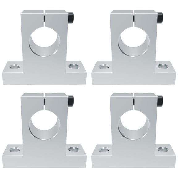 NIAIZEK 4Pcs 3D Printer Shaft Support Clamping Bracket Set for CNC Printer Accessories