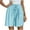 Sky Blue, variant on Wdfiry Women's Shorts Wide Leg Shorts for Women with Pockets Womens High Waist Tie Waist Summer Cotton Linen Shorts