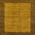 thumbnail image 1 of Ahgly Company Indoor Square Abstract Dark Orange Abstract Area Rugs, 4' Square, 1 of 6