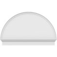 thumbnail image 3 of Ekena Millwork 48"W x 30-3/4"H x 2-3/4"P Half Round Smooth Architectural Grade PVC Combination Pediment, 3 of 7