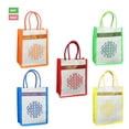 thumbnail image 2 of Rangoli Print Jute Bags 8"X10", 2 of 5