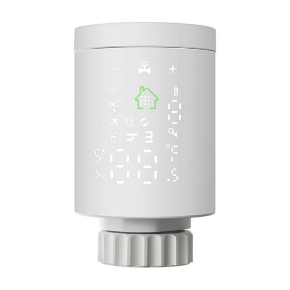 Radiator Valve Intelligent Thermostatic Valve Mobile APP Control Intelligent Temperature Adjustment Temperature Controller ,Easily DIY