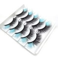 thumbnail image 1 of Boc 5 Pairs False Eyelash Charming Curly Waterproof Thin Long Wispy Natural False Lashes for Female, 1 of 10