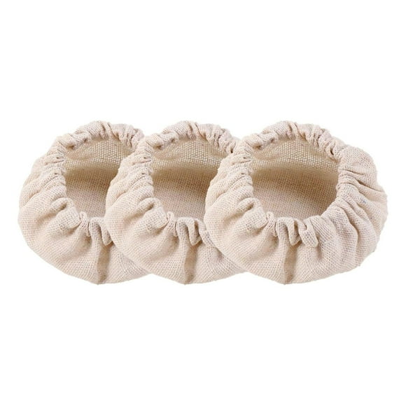 Yeast Fermentation Tank Cloth Lid Unbleached Reusable Cotton Linen Cloth Lid Fits 3" 4" Jar Mouths 3pc Seal A Meal Vacuum Sealer compatible with Machine Handheld
