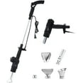 thumbnail image 7 of 175°F -1200°F Electric Weed Burner with 5 Nozzles, 1500W 3 in 1 Hot Air Gun, Heat Gun & Weed Torch & Charcoal Starter for Home Repair & Lawn Care$$Garden & Patio, 7 of 7