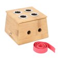 thumbnail image 2 of Caja de moxibustión Moxa Stick Box Moxa Burner 4 agujeros herramienta de masaje para terapia corporal, 2 of 8
