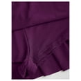 thumbnail image 4 of Vestido Floerns Mini con hombros descubiertos, estampado floral de metal, color morado, talla M, par, 4 of 5