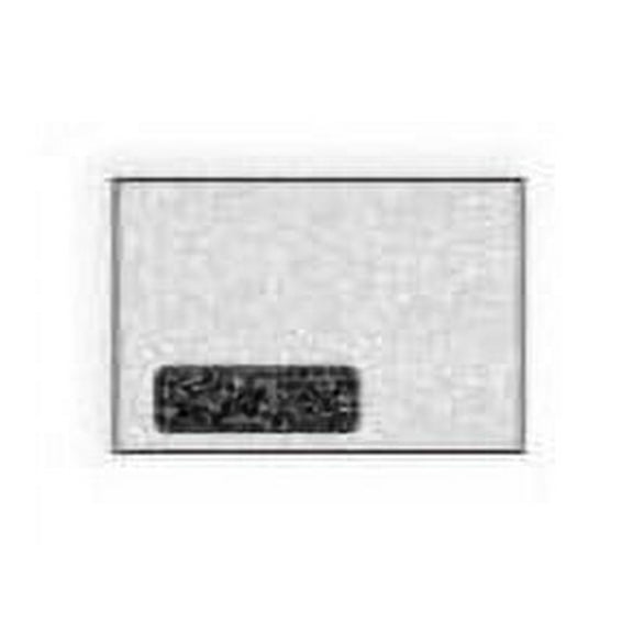 Western Sulphite® White Booklet Envelope (6" x 9-1/2"),Window (#6 H), Black Wesco® Tint, 24 lb Sulphite (SFI Certified), Vellum Finish, Two Side Seams Under - Box of 500 Envelopes