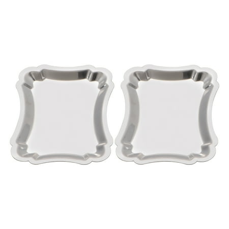 

2 Pcs Cake Pan Dessert Plates Display Tray Dessert Plate Food Serving Tray Fruit Trays Cake Trays Afternoon Tea Tray