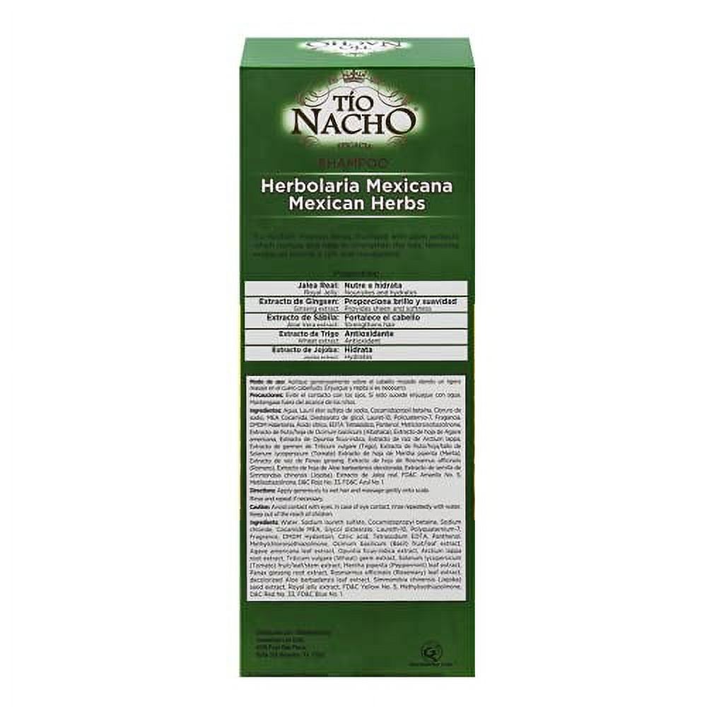 TIO NACHO Mexican Herbs Shampoo 14 oz (Pack of 2)