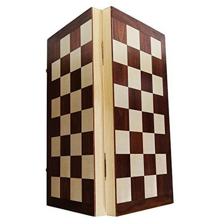 Chess Armory Chess Sets 15 Inch Wooden Chess Set Board Game for Adults and  Kids with Extra Queen Pieces & Storage Box