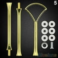 thumbnail image 2 of Walbest Multi-Style Cake Stand Fittings Hardware Fittings Cake Tray Holder 2 or 3 Tiers Cake Stand Mold Crown, for Resin Crafts DIY Making Cupcake Serving Stand Decoration, 1set, 2 of 7