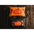 thumbnail image 4 of Primitive Dark Fall Pumpkin Lumbar Pillow Cover | 18x12 Thanksgiving Décor | Fall Decor | Room Decor | Decorative Pillows | Gift for her, 4 of 4