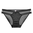 thumbnail image 1 of Womens Low Rise Lace Mesh Underwear, Sheer Triangle Panties with Breathable Cotton Gusset, & Flattering Lift for Everyday Comfort, 1 of 4