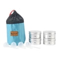 thumbnail image 1 of GUOOL Aluminum Tin Box, Bento Box with Spoon Fruit Organizer Lunch Box Keep Food Fresh 80G, 1 of 7