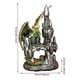 thumbnail image 3 of Estatua del dragón de Halloween Tema del festival Escultura del dragón sagrado Decoración creativa para el hogar, 3 of 6