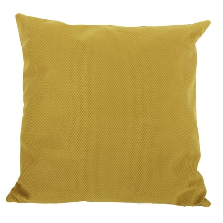 A And B Home Yellow Polyester 20 Inch X 20 Inch Throw Pillow