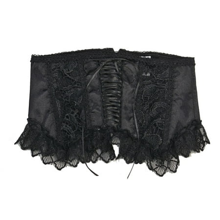 

YANHAIGONG Shapewear For Women Women Casual Sexy Eyelet Lace-up Floral Print Fishbone Court Vintage Corset Straps Tank Shapewear
