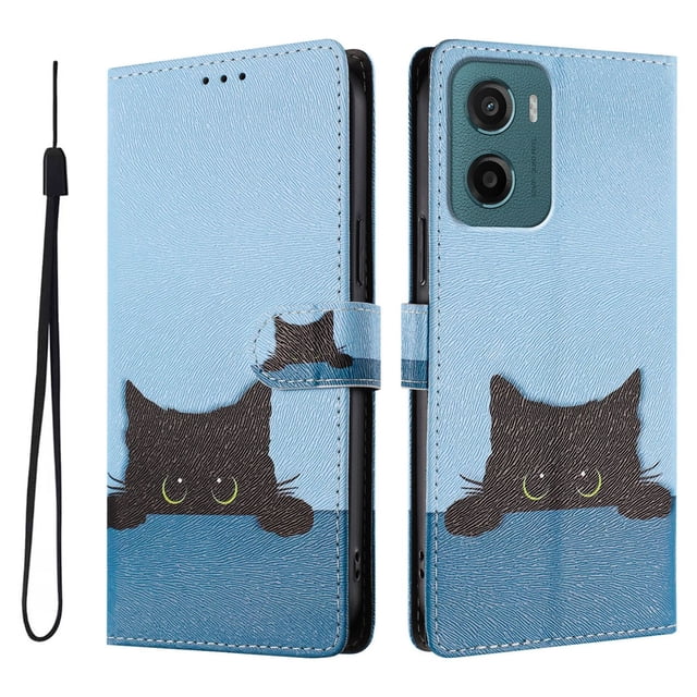 FOXDOCK Funda Tipo Cartera para Motorola Moto G05 con Soporte y Correa – Diseño de Patrones Lindos