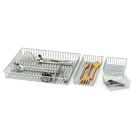 Neu Home Set Of 4 Drawer Organizers Walmart Com