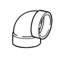 thumbnail image 1 of Home?Controls, Inc NuTone Aspirateur Central Raccord Court à 90 Degrés, 1 of 1