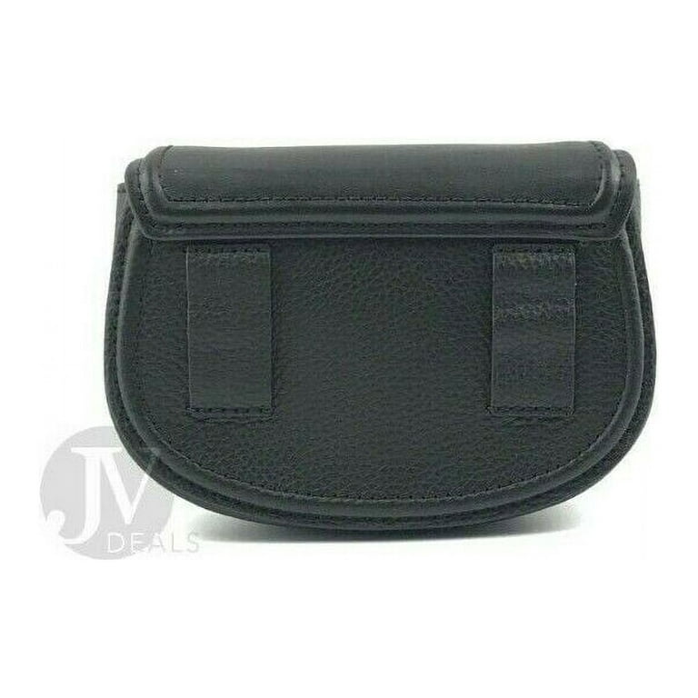 Michael Kors Fulton Black Leather Small Belt Bag Crossbody Waist