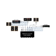 6 Way Stereo Speaker Selector Amplifier Switch Selector