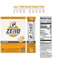 thumbnail image 2 of Gatorade G Zero Sports Drink Orange Flavoured, Powdered Energy Drink Mix, 0.9 oz, 10 Count Packets, 2 of 6