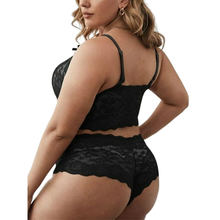 Wholesale Mature Women Plus Size Sexy Lingeries Women Lingerie Sexy  Underwear Black See Through Mesh Lingerie - China Lenceria Fina and  Backless Bralette price