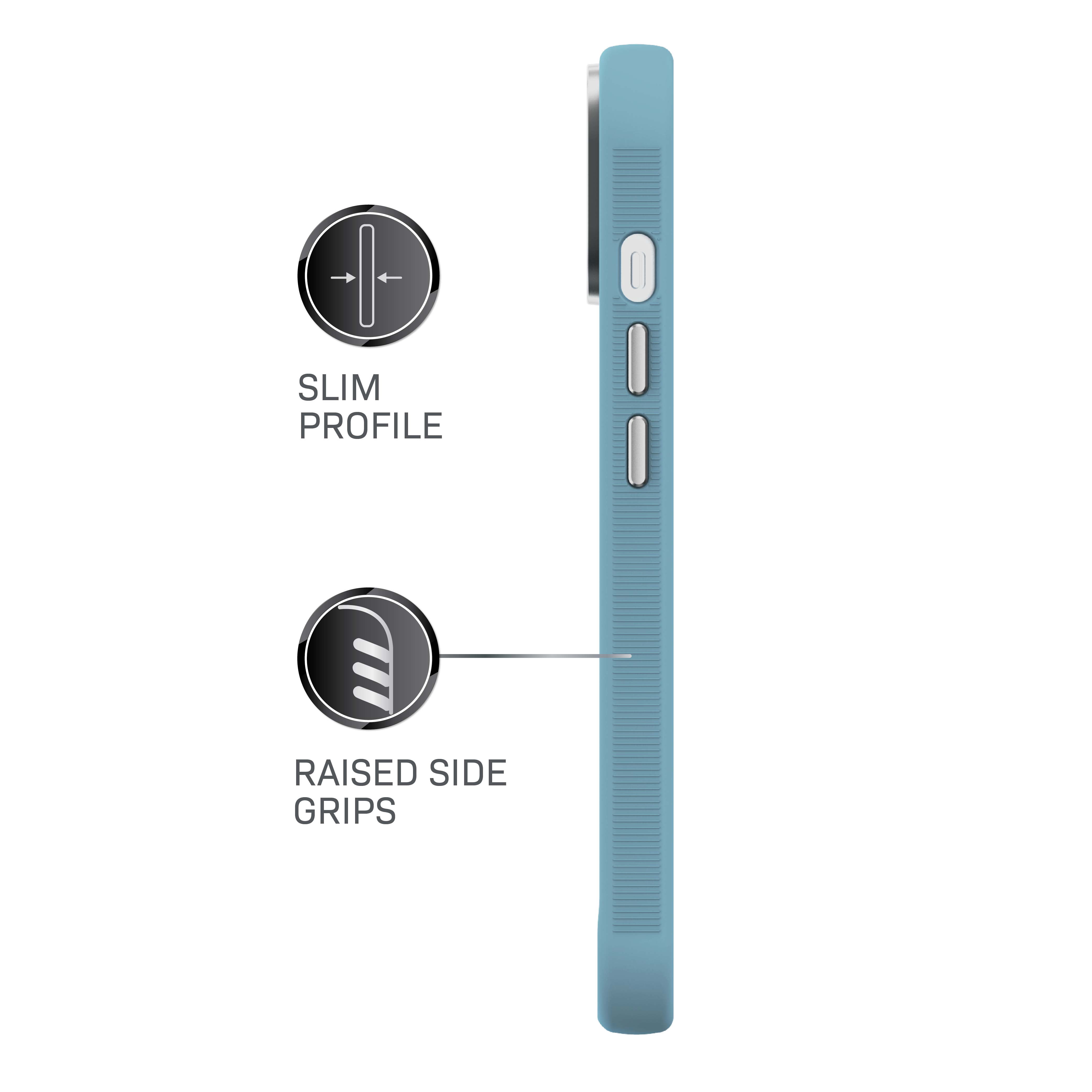 Body Glove Reflector Phone Case for iPhone 17e / 16e / 15 / 14 / 13, MagSafe Compatible - Metallic Seafoam