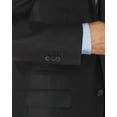 thumbnail image 3 of LN LUCIANO NATAZZI Mens Two Button Notch Lapel Blazer Modern Fit Suit Jacket Black, 3 of 5