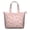 Black-168, variant on Beach-Themed Weekender Bag for Women - Seashell Print Zipper Tote with Lightweight Design & Durable Handles, Perfect for Tropical Getaways