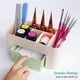 thumbnail image 2 of Estuche organizador multiusos para manicura y maquillaje, color verde claro, con diseño de cajones y 7 compartimentos. Ideal para mantener en orden accesorios como gemas, pinceles y esmaltes. Hecho, 2 of 6