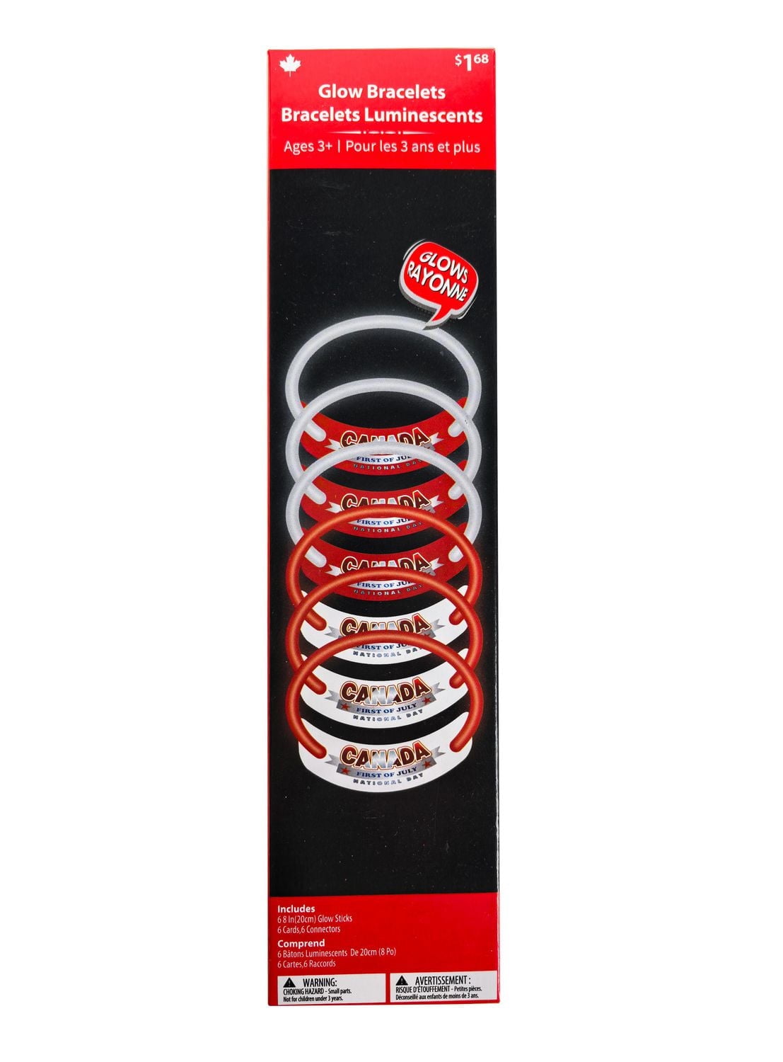 Façon de célébrer, bracelets Glow, faveur de la fête