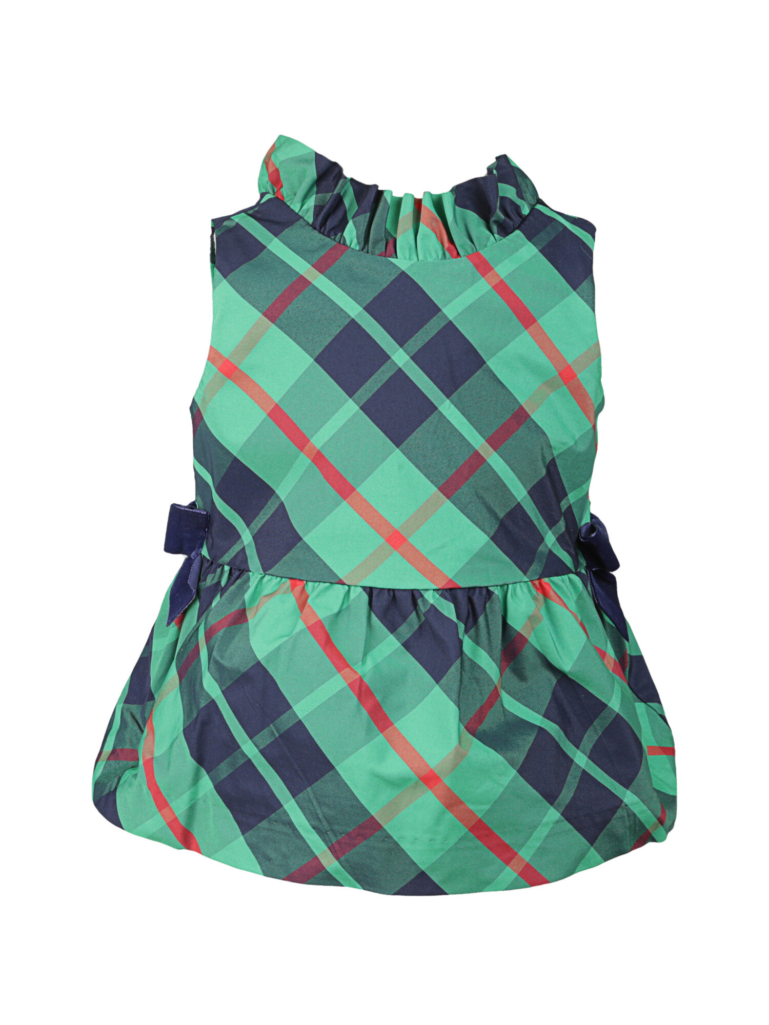 checkered peplum top