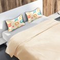thumbnail image 5 of Yayeee Pillowcase Standard Size Set of 2 Satin Wrinkle Resistant Pillow Case, Beach Pattern, 5 of 7