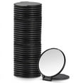 thumbnail image 1 of Qislee Espejo compacto a granel redondo espejo de maquillaje para bolso, juego de 36 (negro), 1 of 5