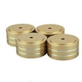 thumbnail image 5 of 4Pcs 40X20mm Aluminum HIFI AMP Speaker Isolation Stand Turntable Feet Pad (Gold), 5 of 8