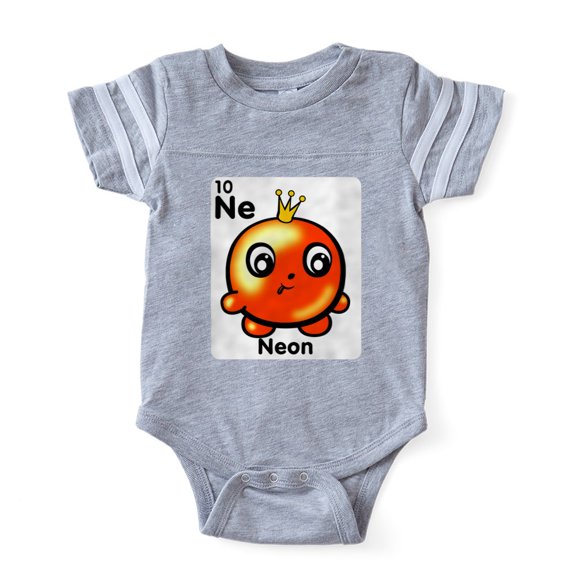 CafePress - Cute Element Neon Ne - Cute Infant Baby Football Bodysuit