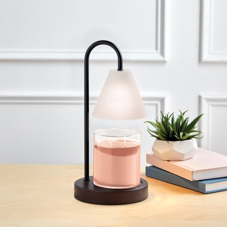 Ashland Candle Warmer Lamp - Dimmable Top-Down Wax Melter with GU10 Bulb - White - 12.4" - 1-Pack