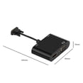 thumbnail image 3 of Adaptador Compatible Con Vga A Hdmi Adaptador 3 en 1 compatible con VGA a HDMI+Conector de audio de 3,5 mm+Convertidor VGA, 3 of 6