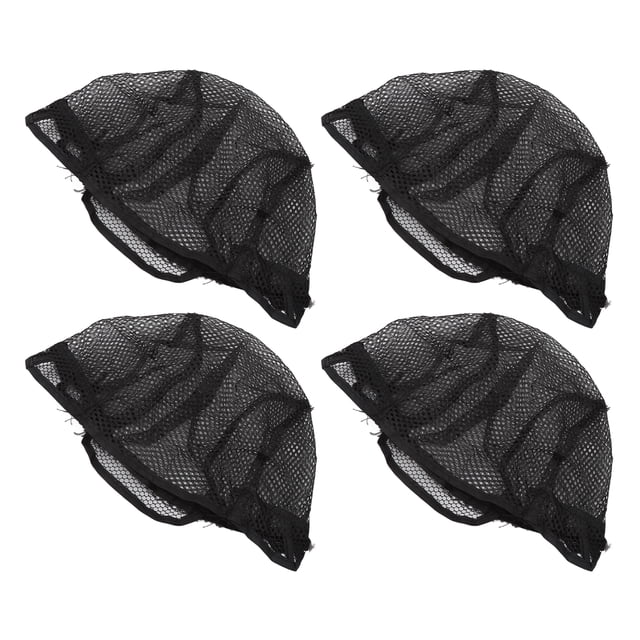 Gorro De Peluca De Malla De Nailon, 4 Piezas, Gorro De Peluca De Media De Red De Malla De Nailon Elástico Transpirable Para Disfraz De Cosplay