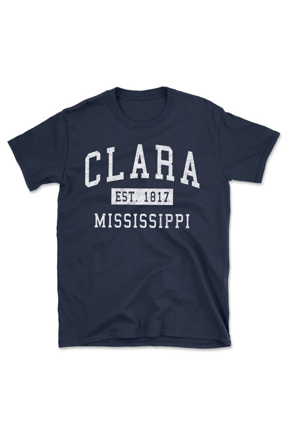 Clara Mississippi Classic Established Men's Cotton T-Shirt
